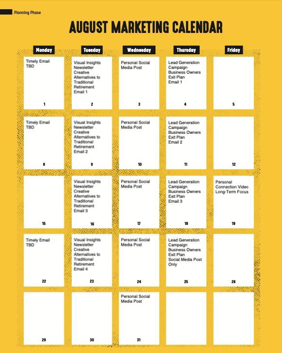 Example Calendar